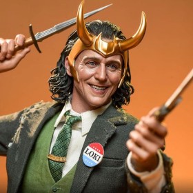 Loki 1/6 Action Figure President Loki by Hot Toys